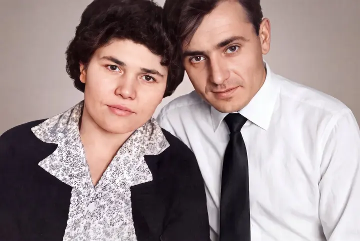 Ahmet Çebi ve eşi Şerife Çebi — gençlik