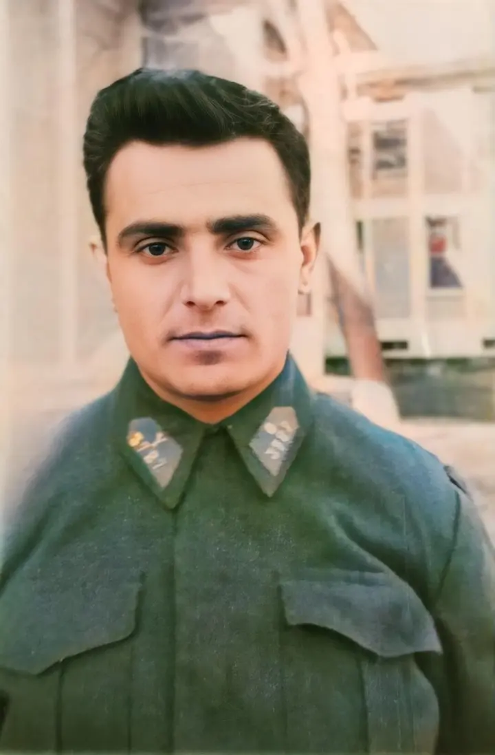 Ahmet Çebi — askerlik, orijinal fotoğraf